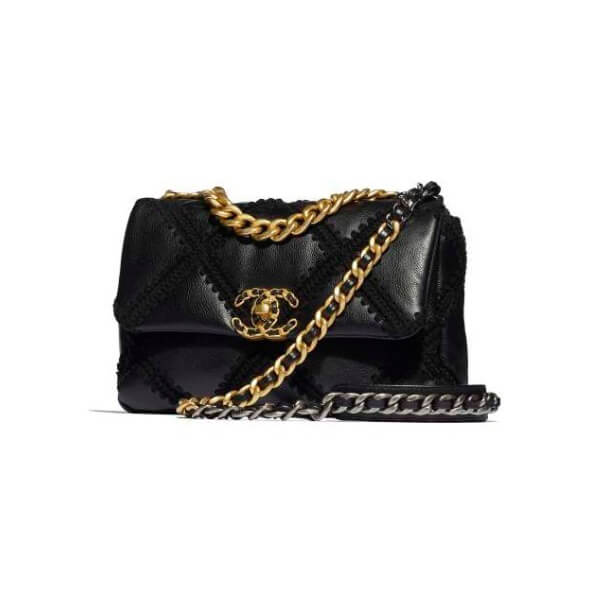 【21CR最新作*争奪戦】★シャネル19★クロシェ フラップバッグ AS1160 B04824 C0200